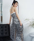 Layered Ruched Strapless Dress
